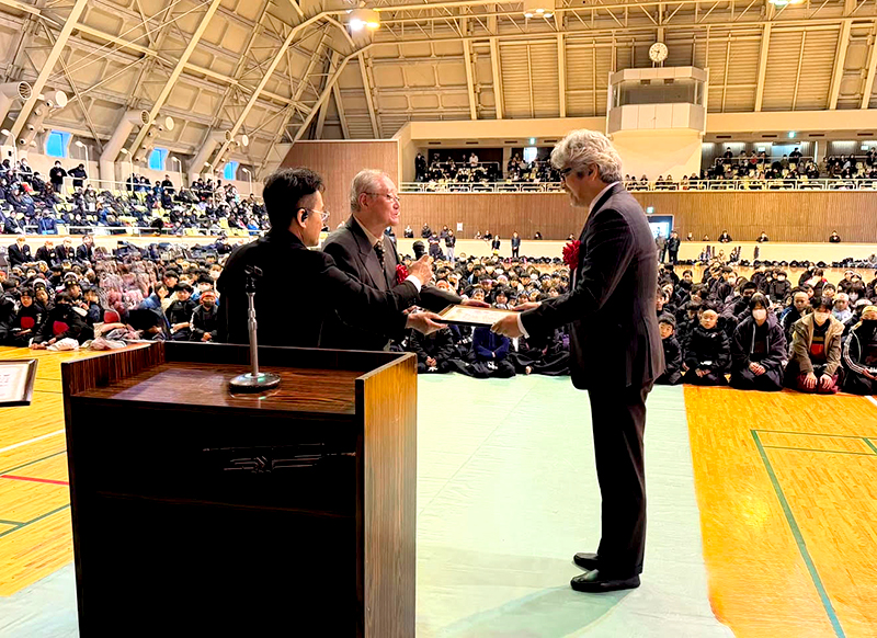 地域医療への感謝状を頂きました